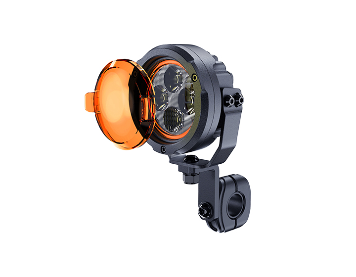 3.5in Round white and amber position light motocycle lighting
